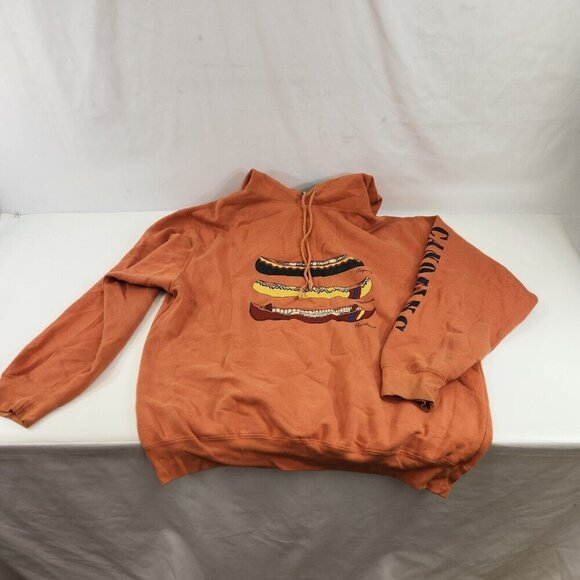 Calvin Klein Sport Hoodie Canoeing Algonquin Mohawk Penobscot Mens Size M Vtg - Picture 6 of 10